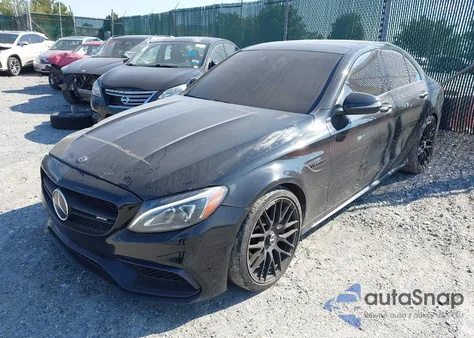 2018 Mercedes-Benz Amg C 63 S из США, поврежденный, VIN 55SWF8HB3JU263386